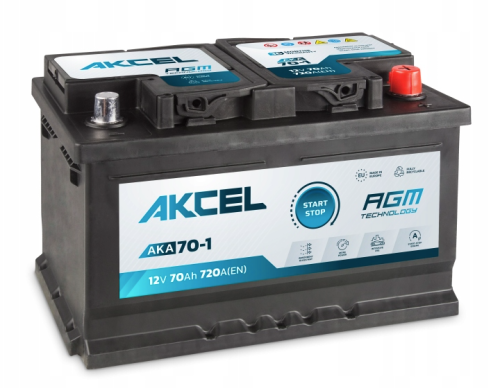 Akumulator Akcel AGM 12V 70Ah (720A) P+ L3.png