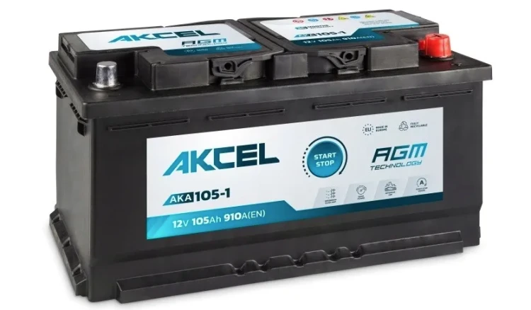 Akumulator Akcel AGM 12V 105Ah (910A) P+ L6.png