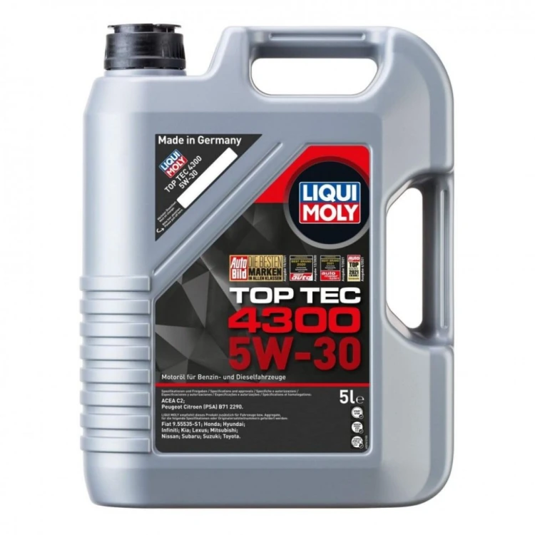 Liqui Moly 5W30 TopTec 4300 DPF/FAP (5L)